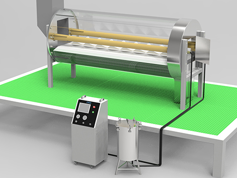 滾桶內(nèi)自動(dòng)加濕/清洗/噴涂